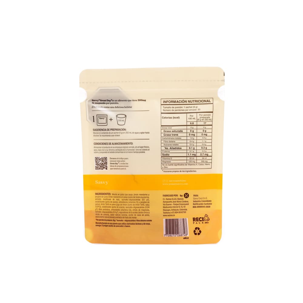 Great Day® lemon gingerine 180g