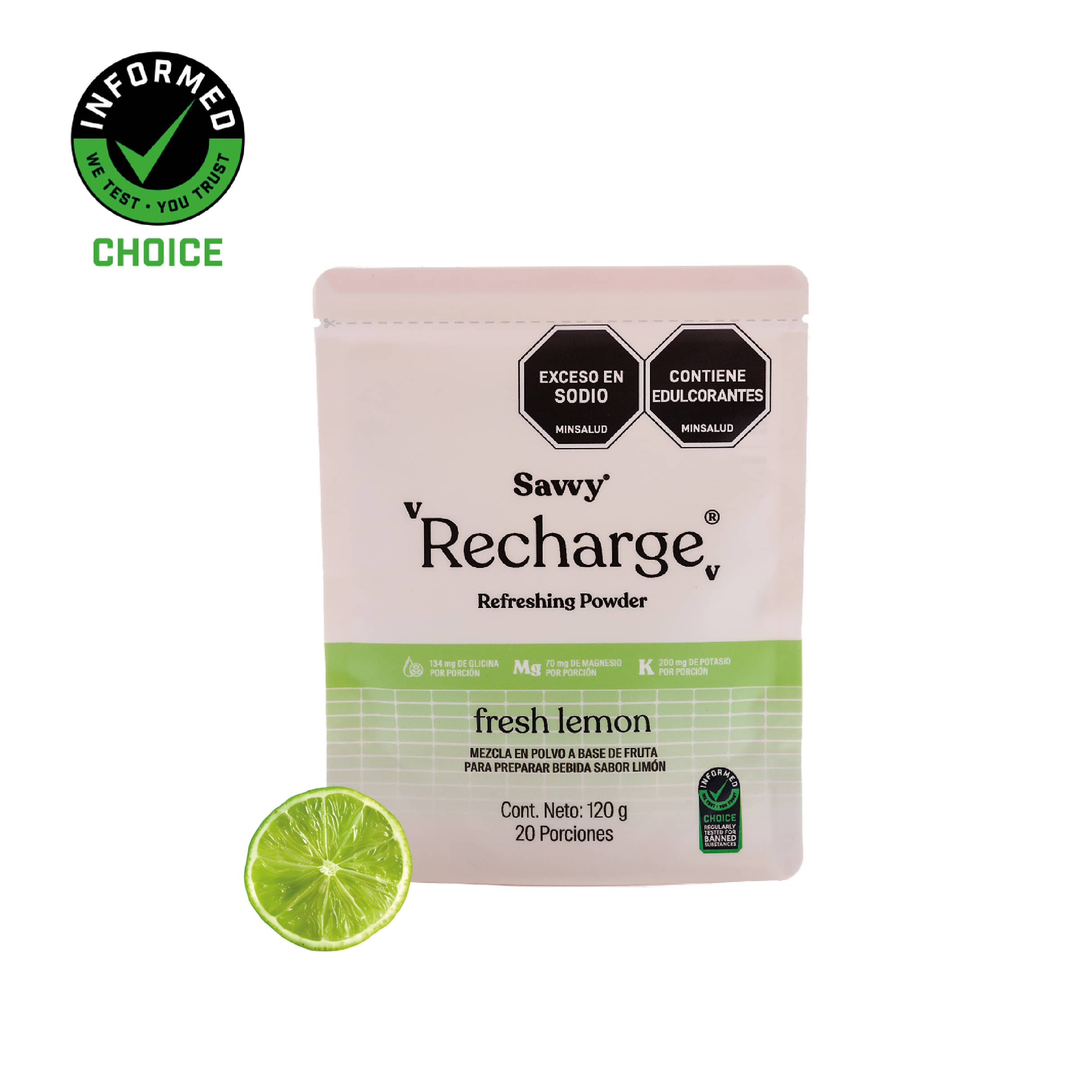 Recharge® limón 120g